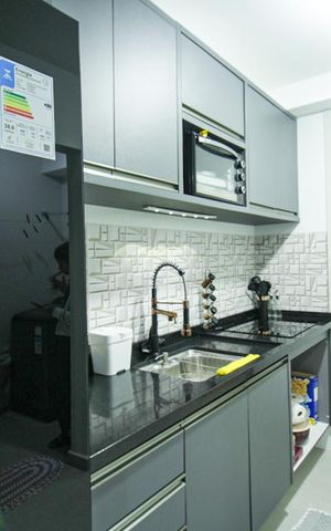 Studio à venda com 34m², 1 quarto e sem vaga Studio à venda com 34m², 1 quarto e sem vagaCozinha