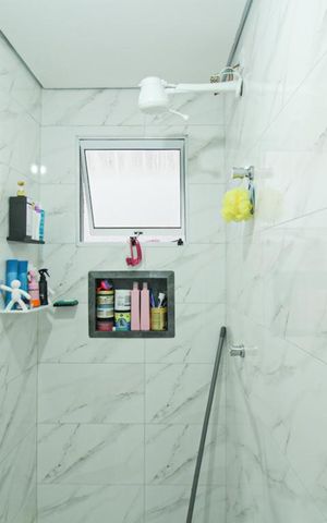 Studio à venda com 34m², 1 quarto e sem vaga Studio à venda com 34m², 1 quarto e sem vagaBanheiro da suíte
