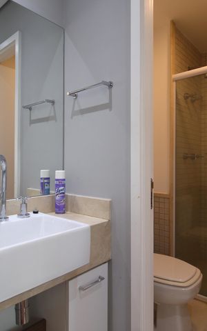 Apartamento à venda com 40m², 1 quarto e 1 vagaBanheiro da Suíte