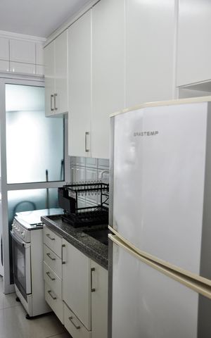 Apartamento à venda com 48m², 2 quartos e 1 vagaDetalhe - Cozinha