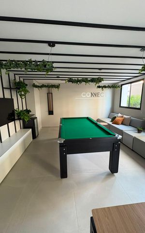 Apartamento à venda com 54m², 2 quartos e 1 vaga Apartamento à venda com 54m², 2 quartos e 1 vagaÁrea comum - Salão de jogos