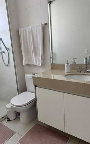 Apartamento à venda com 140m², 3 quartos e 3 vagas Apartamento à venda com 140m², 3 quartos e 3 vagasBanheiro
