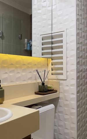 Apartamento à venda com 69m², 3 quartos e 2 vagas Apartamento à venda com 69m², 3 quartos e 2 vagasBanheiro