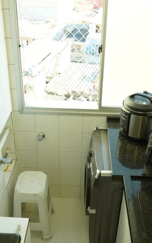 Apartamento à venda com 50m², 2 quartos e 1 vagaCozinha e Área de Serviço