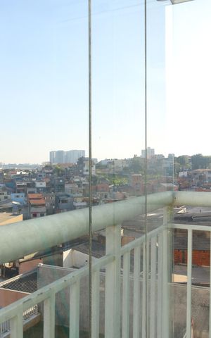 Apartamento à venda com 40m², 2 quartos e 1 vagaVaranda
