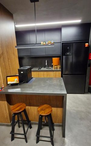 Apartamento à venda com 85m², 1 quarto e 2 vagas Apartamento à venda com 85m², 1 quarto e 2 vagasCozinha