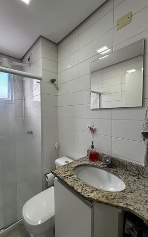 Apartamento à venda com 91m², 3 quartos e 2 vagas Apartamento à venda com 91m², 3 quartos e 2 vagasBanheiro