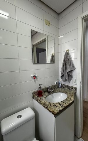 Apartamento à venda com 91m², 3 quartos e 2 vagas Apartamento à venda com 91m², 3 quartos e 2 vagasBanheiro