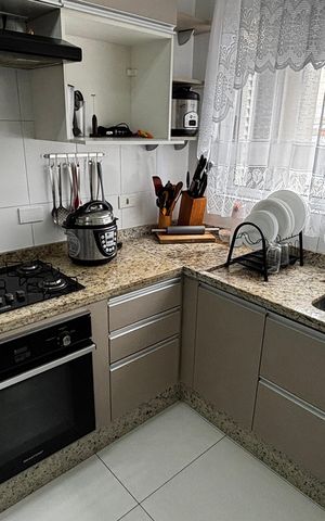 Apartamento à venda com 91m², 3 quartos e 2 vagas Apartamento à venda com 91m², 3 quartos e 2 vagasCozinha