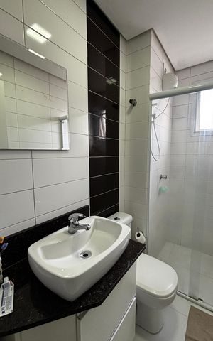 Apartamento à venda com 91m², 3 quartos e 2 vagas Apartamento à venda com 91m², 3 quartos e 2 vagasBanheiro da Suíte