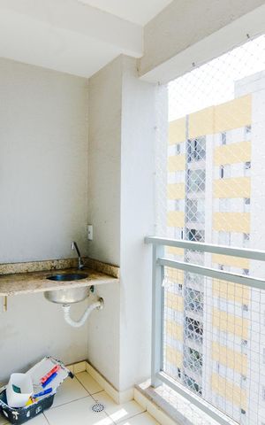 Apartamento para alugar com 58m², 2 quartos e 2 vagasVaranda da Sala