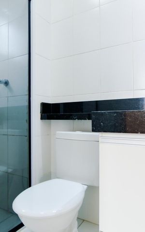 Apartamento para alugar com 58m², 2 quartos e 2 vagasBanheiro da Suíte