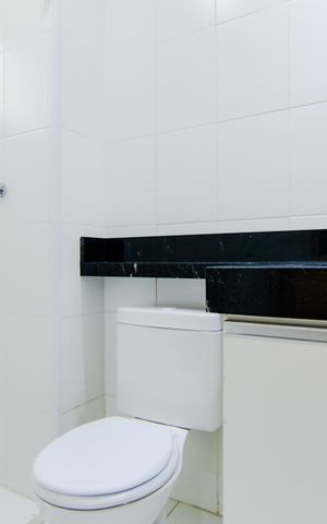 Apartamento para alugar com 58m², 2 quartos e 2 vagasBanheiro Social