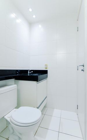 Apartamento para alugar com 58m², 2 quartos e 2 vagasBanheiro Social