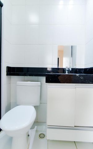 Apartamento para alugar com 58m², 2 quartos e 2 vagasBanheiro da Suíte