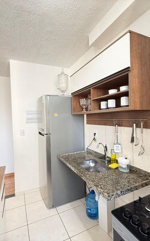 Apartamento para alugar com 45m², 2 quartos e 1 vagaCozinha e Área de Serviço