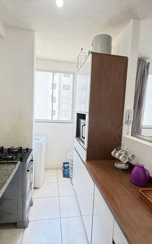 Apartamento para alugar com 45m², 2 quartos e 1 vagaCozinha e Área de Serviço