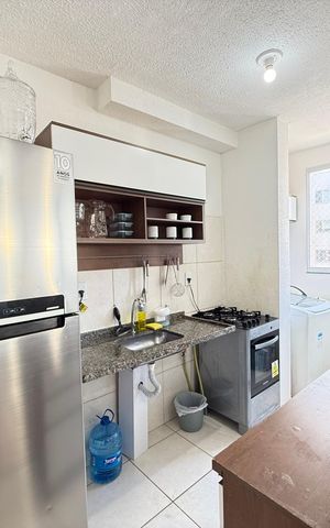Apartamento para alugar com 45m², 2 quartos e 1 vagaCozinha e Área de Serviço