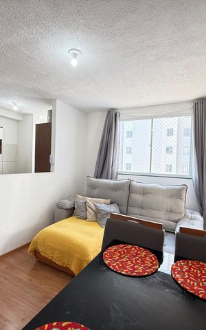 Apartamento para alugar com 45m², 2 quartos e 1 vagaSala
