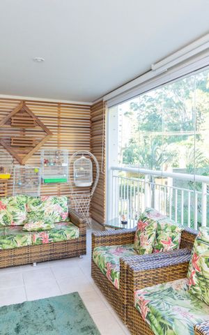 Apartamento à venda com 107m², 3 quartos e 2 vagasVaranda Sala