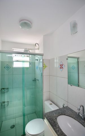 Apartamento à venda com 55m², 2 quartos e 1 vaga Apartamento à venda com 55m², 2 quartos e 1 vagaBanheiro Social
