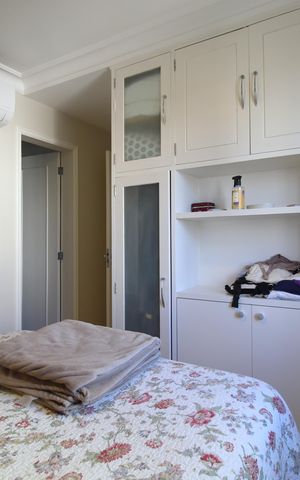 Apartamento à venda com 79m², 2 quartos e 2 vagasQuarto 2 - Suíte