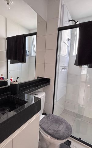 Apartamento à venda com 46m², 2 quartos e 1 vaga Apartamento à venda com 46m², 2 quartos e 1 vagaBanheiro