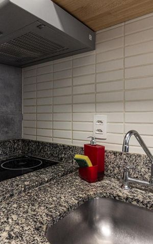 Studio à venda com 57m², 1 quarto e 1 vaga Studio à venda com 57m², 1 quarto e 1 vagaCozinha