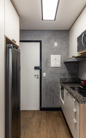 Studio à venda com 57m², 1 quarto e 1 vaga Studio à venda com 57m², 1 quarto e 1 vagaCozinha