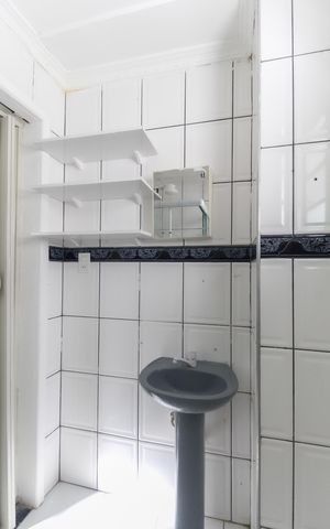 Casa para alugar com 50m², 1 quarto e 2 vagas Casa para alugar com 50m², 1 quarto e 2 vagasBanheiro