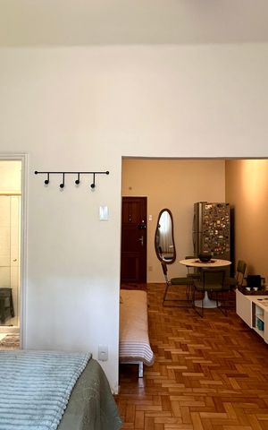 Apartamento para alugar com 35m², 1 quarto e sem vaga