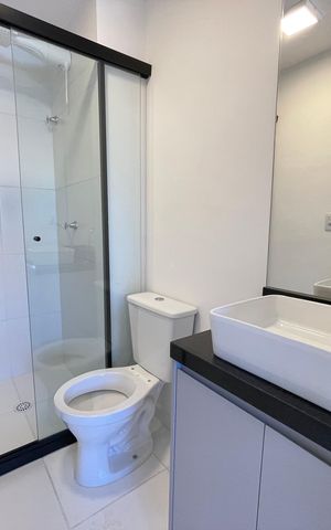 Apartamento para alugar com 31m², 1 quarto e sem vaga Apartamento para alugar com 31m², 1 quarto e sem vagaBanheiro