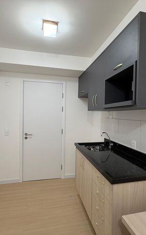 Studio para alugar com 18m², 1 quarto e sem vagaCozinha 