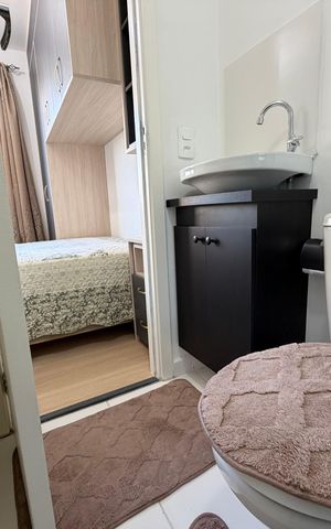 Studio para alugar com 18m², 1 quarto e sem vagaBanheiro
