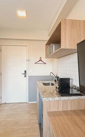 Apartamento à venda com 23m², 1 quarto e sem vaga Apartamento à venda com 23m², 1 quarto e sem vagaCozinha