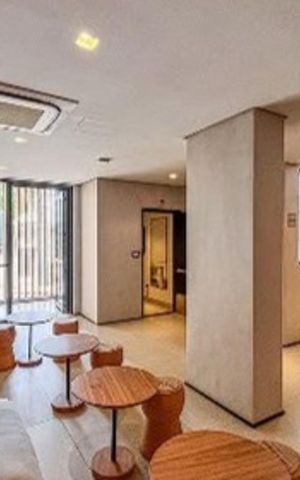 Apartamento à venda com 23m², 1 quarto e sem vaga Apartamento à venda com 23m², 1 quarto e sem vagaÁrea externa