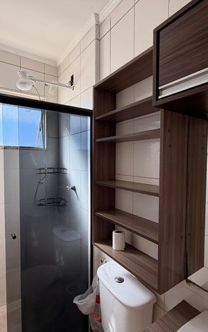 Apartamento à venda com 48m², 2 quartos e 1 vagaBanheiro Social