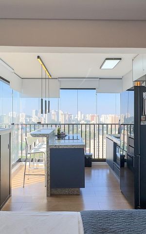 Studio para alugar com 31m², 1 quarto e 1 vagaStudio