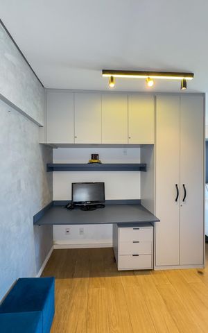 Studio para alugar com 31m², 1 quarto e 1 vagaStudio