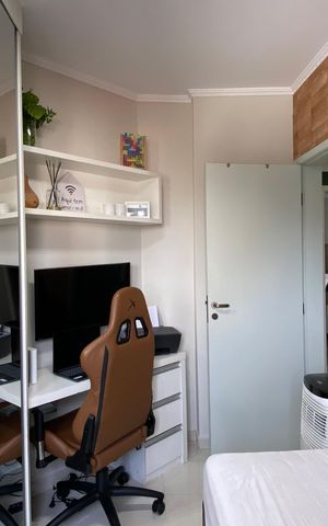 Apartamento à venda com 101m², 3 quartos e 2 vagas Apartamento à venda com 101m², 3 quartos e 2 vagasQuarto 1