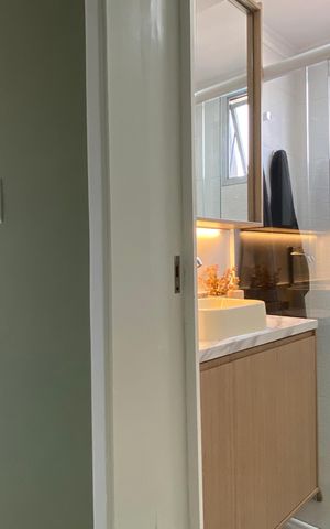 Apartamento à venda com 101m², 3 quartos e 2 vagas Apartamento à venda com 101m², 3 quartos e 2 vagasBanheiro da Suíte