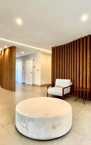 Apartamento à venda com 123m², 3 quartos e 2 vagasHall social