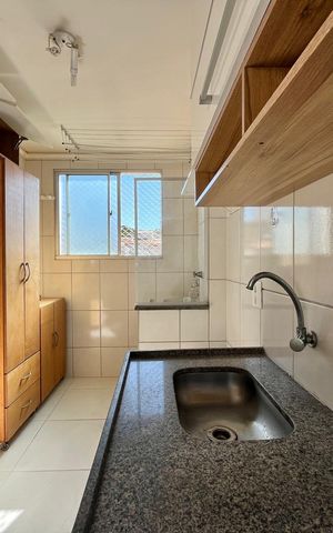 Apartamento para alugar com 60m², 3 quartos e 2 vagasCozinha e Área de Serviço