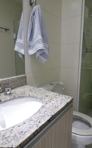 Apartamento à venda com 67m², 2 quartos e 1 vagaBanheiro