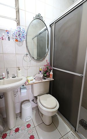 Apartamento à venda com 107m², 3 quartos e sem vagaBanheiro da Suíte