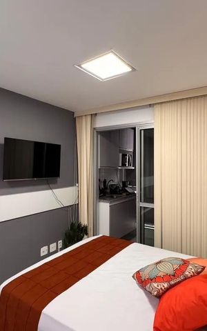 Apartamento para alugar com 40m², 1 quarto e 1 vaga