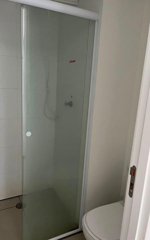 Studio para alugar com 30m², 1 quarto e sem vaga Studio para alugar com 30m², 1 quarto e sem vagaBanheiro