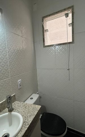 Casa para alugar com 200m², 2 quartos e 2 vagasBanheiro da Suíte 1