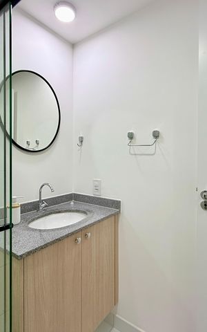 Studio para alugar com 24m², 1 quarto e sem vagaBanheiro 