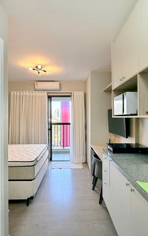 Studio para alugar com 24m², 1 quarto e sem vagaCozinha 